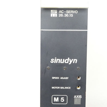 Sieb & Meyer SM AC-Servo sinudyn 26.36.15 / 26.36.015.10. - Maranos.de