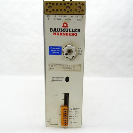 Baumüller BGS 3G-35/20-B-002 Servoregler Regelung - Maranos.de