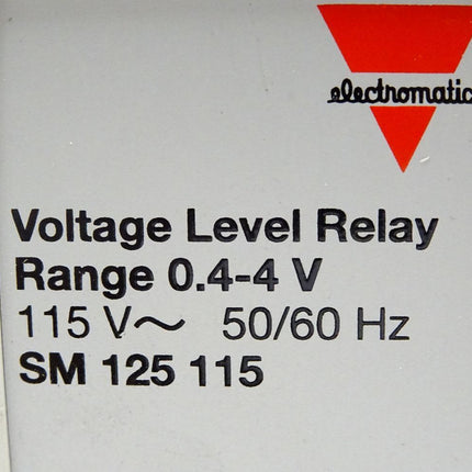 Electromatic Carlo Gavazzi Voltage Level Relay Range 0.4-4V / SM125115 - Maranos.de