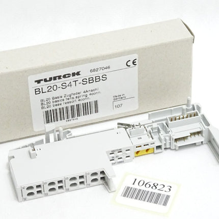 Turck BL20-S4T-SBBS BL20 Basismodul Zugfederanschlusstechnik / Neu OVP - Maranos.de