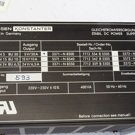 Gossen Konstanter KE283N5BU30 3371-N8300 7712334B3305 3372-N8300 - Maranos.de