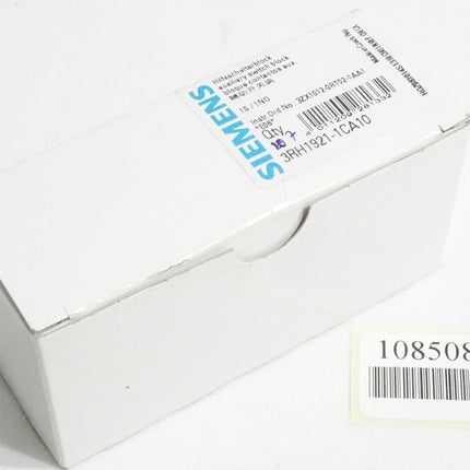Siemens Hilffschalterblock 3RH1921-1CA10 / Inhalt:7 Stück / Neu OVP - Maranos.de
