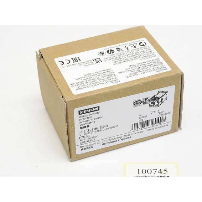 Siemens Schütz 3RT2316-1BB40 / Neu OVP - Maranos.de