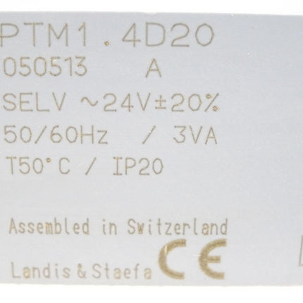 Siemens Landis&Staefa PTM1.4D20 050513 - Maranos.de