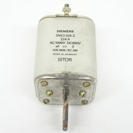 Siemens SITOR 3NE3626-Z 224A AC1000V DC600V 3NE3626-Z Sicherungseinsatz - Maranos.de