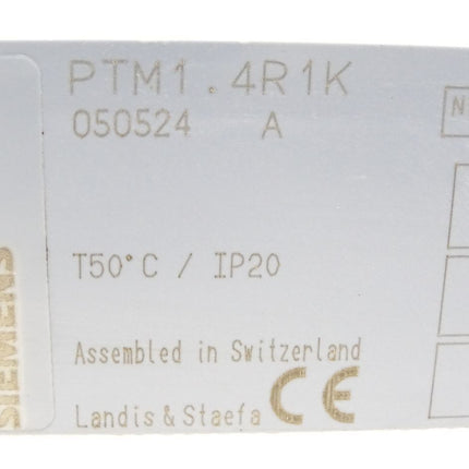 Siemens Landis&Staefa PTM1.4R1K 050524 - Maranos.de