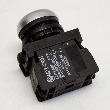 Moeller Reset Drucktaster Blau M22-CK01 + M22-CLED-R - Maranos.de