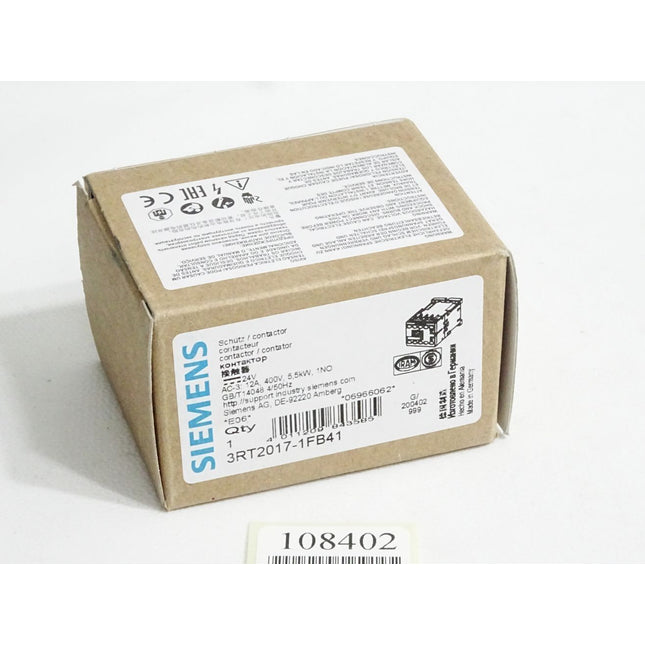 Siemens Schütz 3RT2017-1FB41 / Neu OVP - Maranos.de