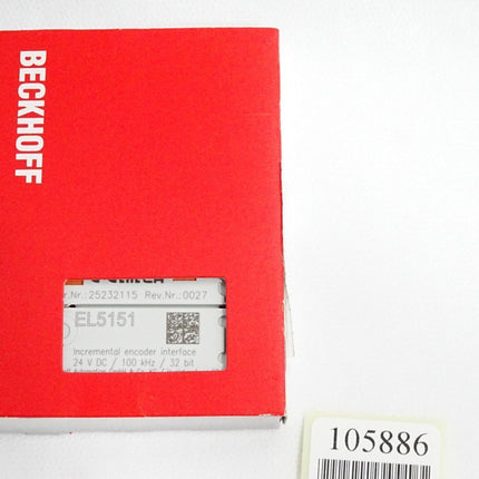 Beckhoff EL5151 Rev.0027 1-Kanal-Encoder-Interface / Neu OVP versiegelt - Maranos.de