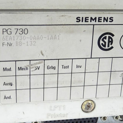 Siemens 6EA1730-0AA00-1AA1 Programmiergerät PG730 6EA1 730-0AA00-1AA1 - Maranos.de