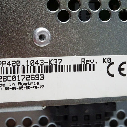 B&R Power Panel PP420 10,4" 4PP420.1043-K37 Rev. K0 - Maranos.de