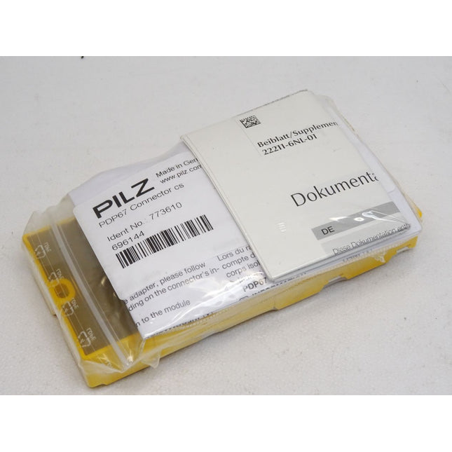 Pilz 773603 Passivverteiler PDP67 F 4 code + Anschlussstück PDP67 Connector 773610 / Neu OVP - Maranos.de