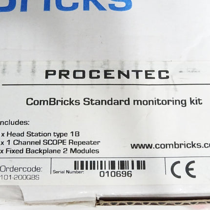 Procentec ComBricks Standard monitoring Kit 101-200QBS 1 Channel SCOPE Repeater 1 + Head Station 1B 101-20011A / Neu OVP - Maranos.de