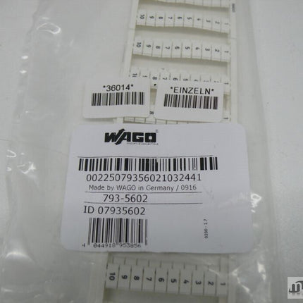 NEU 1x Wago 793-5602 Bezeichnungskarten - Maranos.de