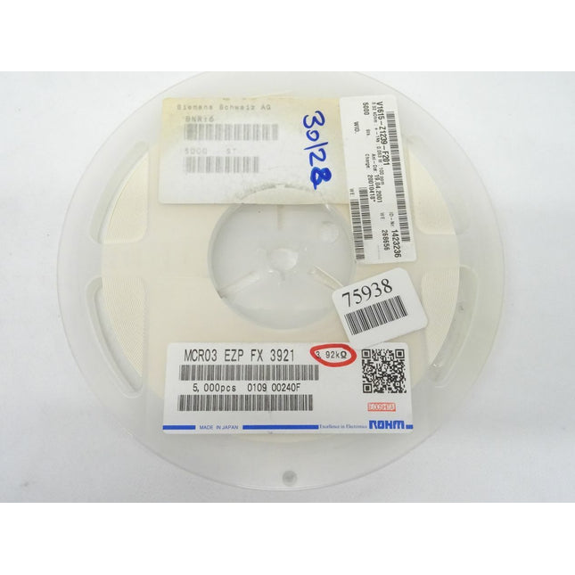 5000x ROHM MCR03 EZP FX 3921 / 0109 00240F Widerstände - Maranos.de