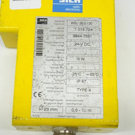 Sick WSU 26/2-130 / 1015724 / 1 015 724 - Maranos.de