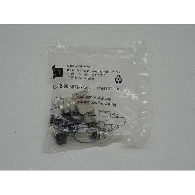 Binder 423-2-99-5672-75-08 kreisförmigen Kabelstecker neu-OVP - Maranos.de