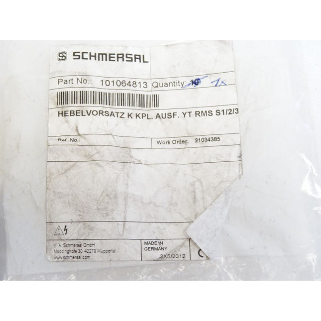 Schmersal 101064813 Hebelvorsatz K KPL AUSF YT RMS S1/2/3 / Neu OVP - Maranos.de