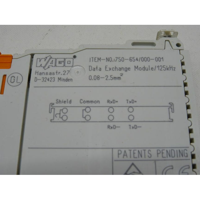Wago Klemme Typ 750-654/000-001  Datenaustauschklemme - Maranos.de
