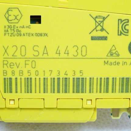 B&R X20SA4430 X20 SA 4430 Rev.F0 2 sichere analoge Eingangspaare zur Strommessung - Maranos.de