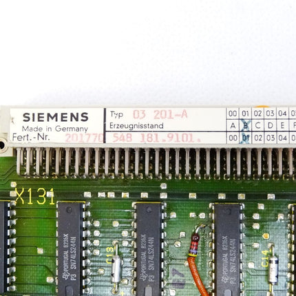 Siemens Platine 03201-A 5481819101.01 - Maranos.de