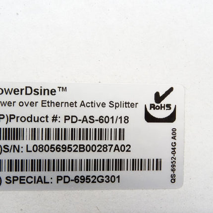 PowerDsine Power over Ethernet Active Splitter PD-AS-601/18 / Neu OVP - Maranos.de