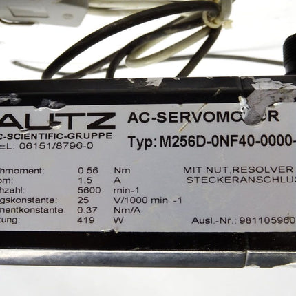 Bautz  M256D-0NF40-0000-4 AC-Servomotor 5600min-1 - Maranos.de