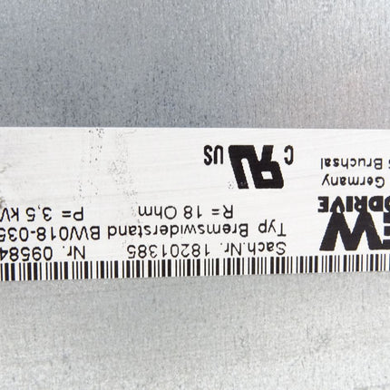 SEW Eurodrive Bremswiderstand BW018-035-T 18201385 18Ohm 3500W - Maranos.de