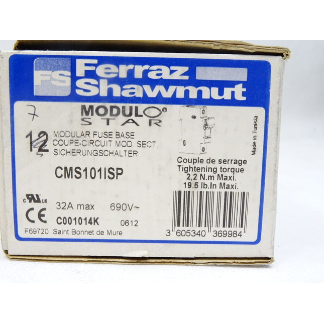 Ferraz Shawmut Sicherungschalter / CMS 101ISP / CMS 101 ISP / CMS101ISP / Inhalt : 7 Stück / Neu OVP - Maranos.de
