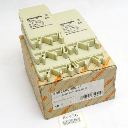 Weidmüller 809246 / EGR  EG7 230VAC 1A / Inhalt : 5 Stück / Neu OVP - Maranos.de