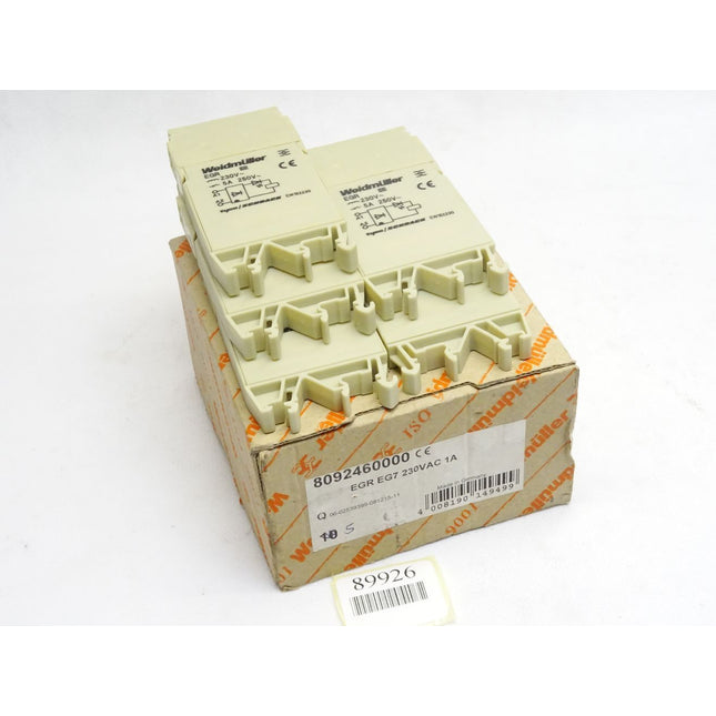 Weidmüller 809246 / EGR  EG7 230VAC 1A / Inhalt : 5 Stück / Neu OVP - Maranos.de