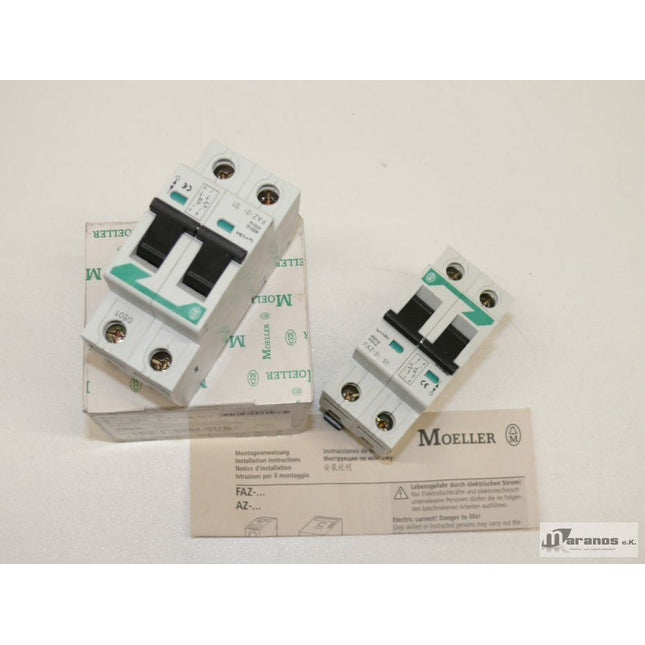 NEU 2 Stück Moeller FAZ-2-S1 Leitstungsschutzschalter 950794260 - Maranos.de