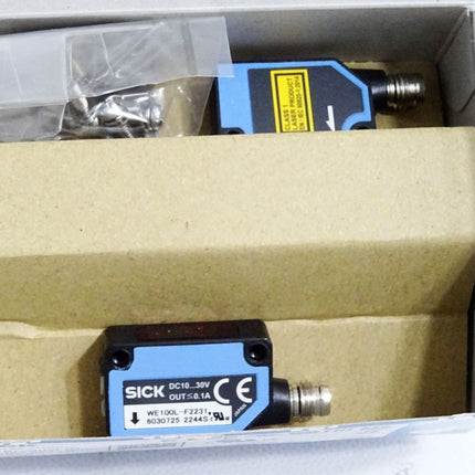 Sick 6030716 WS100L-F2231 + WE100L-F2231 Einweg-Lichtschranke Empfänger+Sender / Neu OVP - Maranos.de