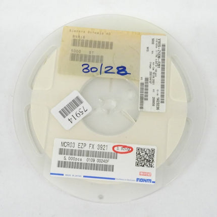 5000x Röhm MCR03 EZP FX 3921 / 3.92k Ohm Widerstände Chip - Maranos.de