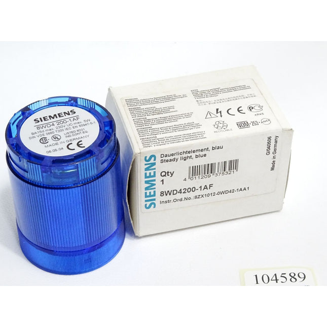 Siemens Dauerlichtelement blau 8WD4200-1AF / Neu OVP - Maranos.de