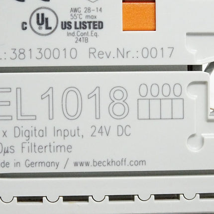 Beckhoff EL1018 digitale Eingangsklemme - Maranos.de