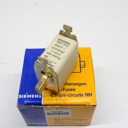 Siemens 3x 3NA1012 Sicherung 500V 10A 3NA1 012 neu-OVP - Maranos.de