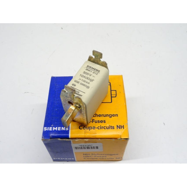 Siemens 3x 3NA1012 Sicherung 500V 10A 3NA1 012 neu-OVP - Maranos.de