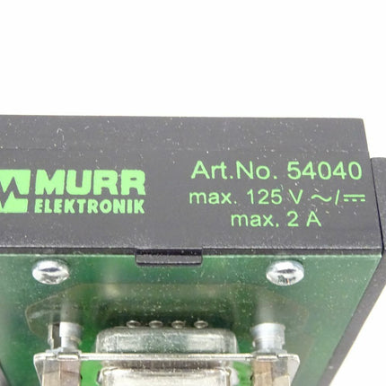 Murr Elektronik 54040 max. 125 V ~ max. 2A  Übergabebaustein / NEU-OVP - Maranos.de