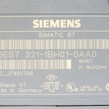 Siemens S7-300 SM322 6ES7321-1BH01-0AA0 / 6ES7 321-1BH01-0AA0 (mit Klappe und ohne Stecker) - Maranos.de