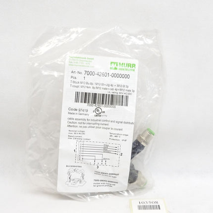 Murr Elektronik Kabel 7000-42601-0000000 / Neu OVP - Maranos.de