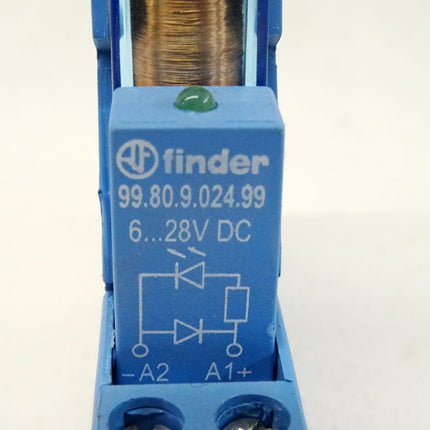 Finder 99.80.9.024.99 Relais + 95.95.3 Sockel +  40.52 Relais - Maranos.de