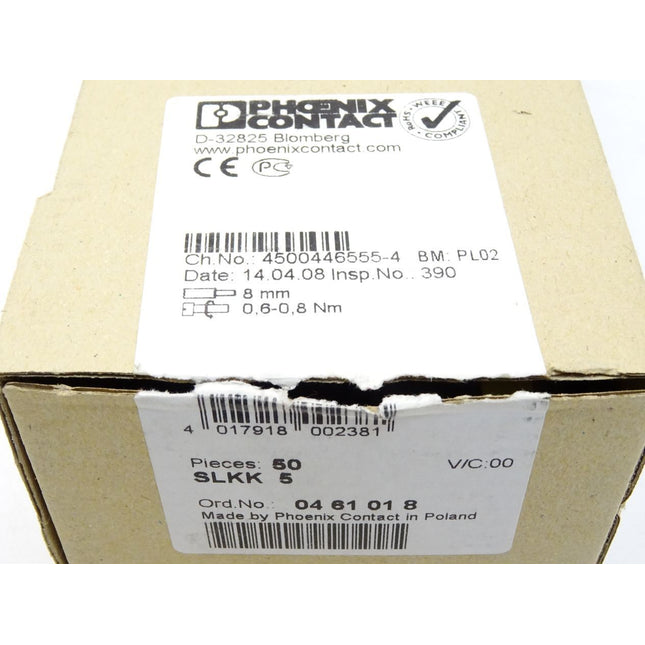 Phoenix Contact Doppelstockklemme SLKK5 / 0461018 / Inhalt : 50 Stück / Neu OVP - Maranos.de