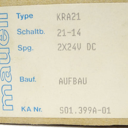 Mauell KRA21 / Neu OVP - Maranos.de