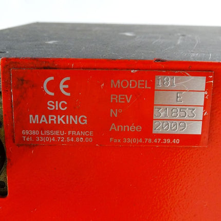 SIC Marking i81 Beschriftungsgerät Euromarker i81 Typ19H.B8 - Maranos.de
