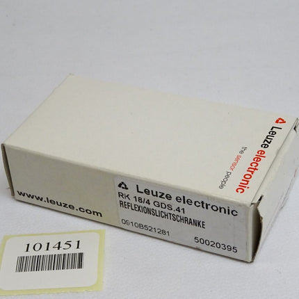 Leuze Reflexionslichtschranke RK18/4 GDS.41 50020395 / Neu OVP - Maranos.de