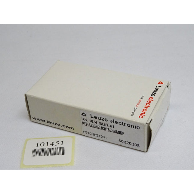 Leuze Reflexionslichtschranke RK18/4 GDS.41 50020395 / Neu OVP - Maranos.de