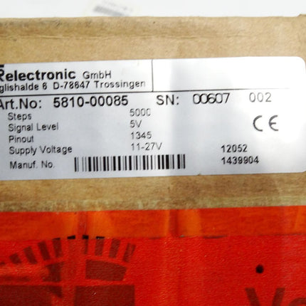 TR Electronic Drehgeber 5810-00085 / Neu OVP - Maranos.de
