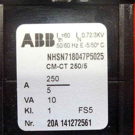 ABB NHSN718047P5025 / CM-CT 250/5 - Maranos.de