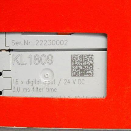 Beckhoff KL1809 Digitale Eingangsklemme / Neu OVP - Maranos.de